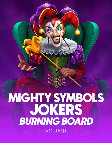 Mighty Symbols: Jokers Burning Board